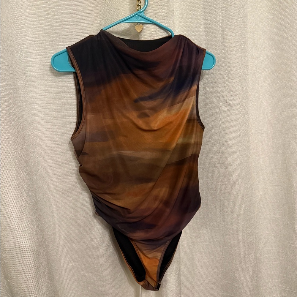 SHEIN Black and Brown Bodysuit